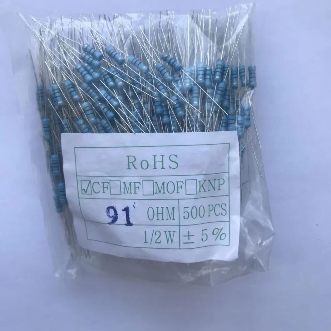 Color Ring Resistor Mf CF Metal Film Resistance 1/4W